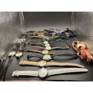 Lot of 18 Women's Watches for Parts or Repair Untested